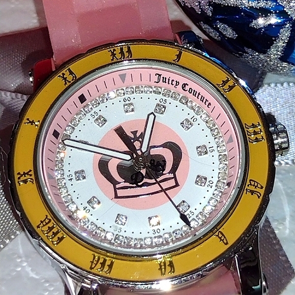 JUICY Pink?Swarovski Embedded Crystals This Model is Exclusive to Stormtreasues